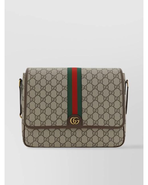 Gucci Gray Ophidia Shoulder Bag for men