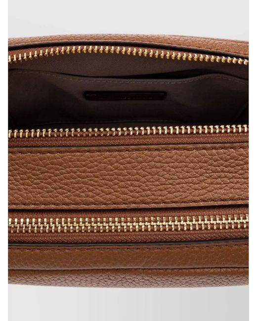 Michael Kors Brown Bryant Leather Shoulder Bag