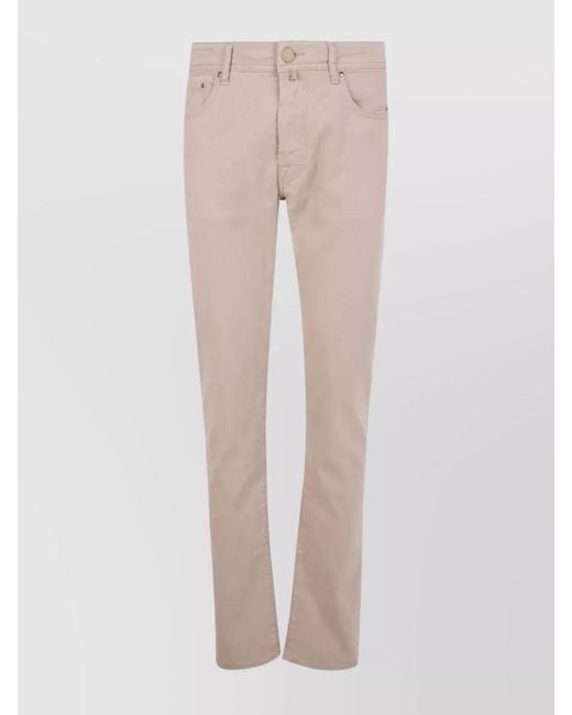 Jacob Cohen Natural Slim-Fit Straight-Leg Trousers for men