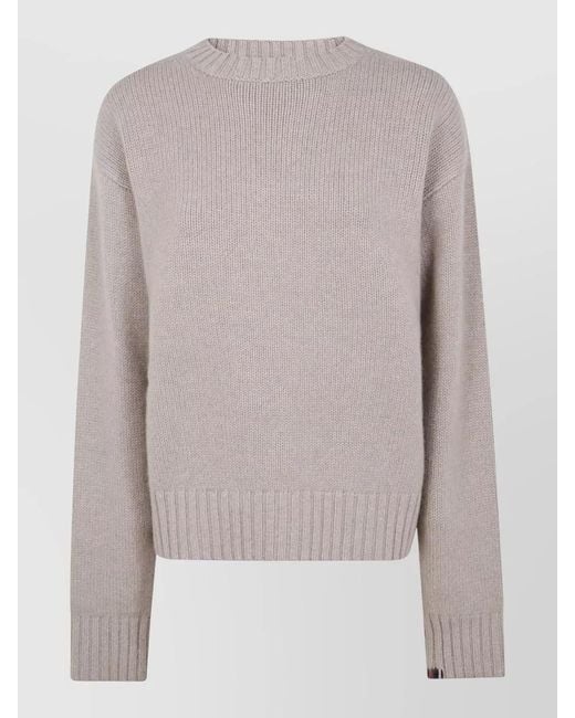 Extreme Cashmere Gray Cashmere Sweatshirt