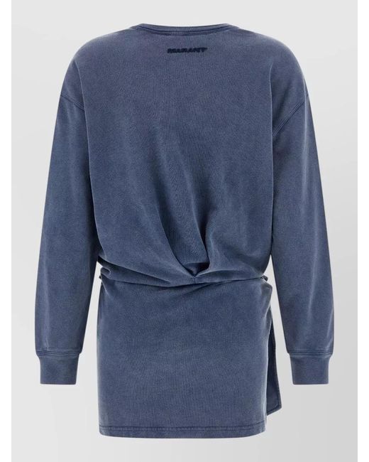 Isabel Marant Blue Cotton Mini Dress