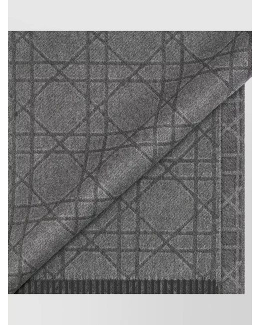 Dior Gray Scarf for men