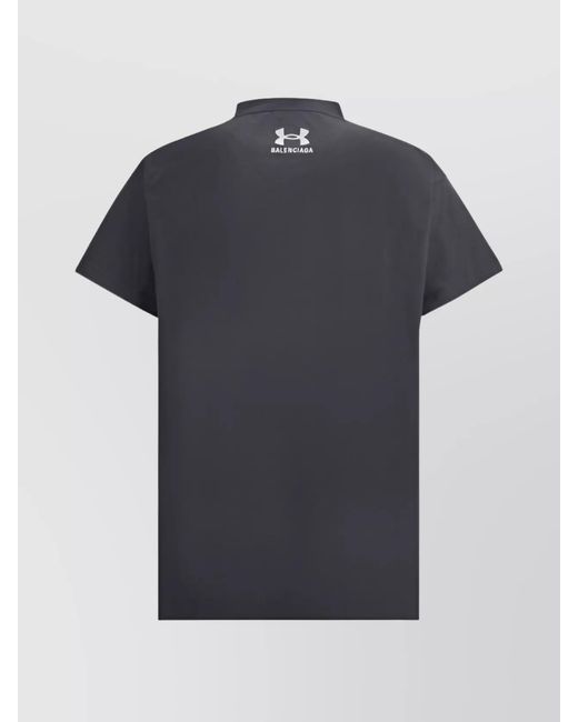 Balenciaga Black Oversized Cotton Short-Sleeve T-Shirt for men