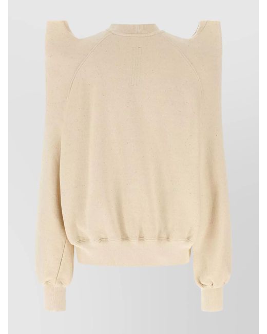 Rick Owens Natural Tecsweat Sweatshirt