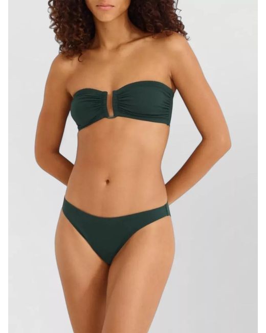 Eres Green Bandeau Bikini Top