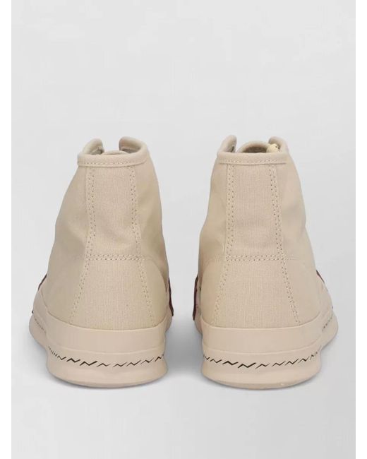 Visvim Natural Cotton High-Top Sneakers for men