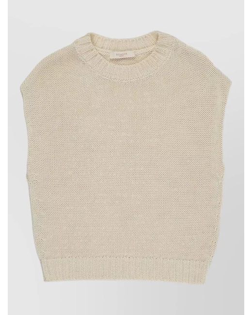 Zanone Natural Knitted Top