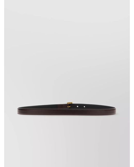 Saint Laurent Multicolor Calf Leather Slim Belt