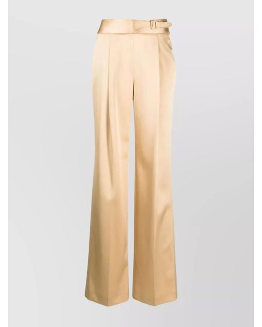 Ermanno Scervino Natural Wide-Leg Trousers