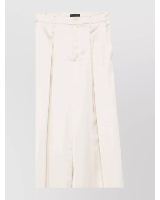 ANDAMANE White Trousers Belt Loops
