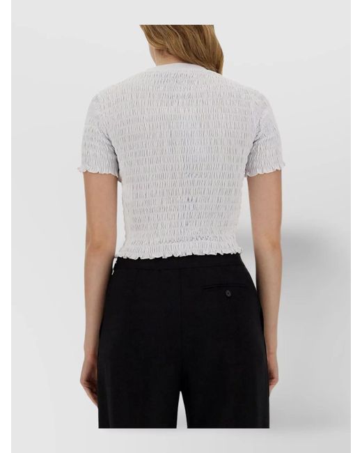 MSGM White Logo T-Shirt