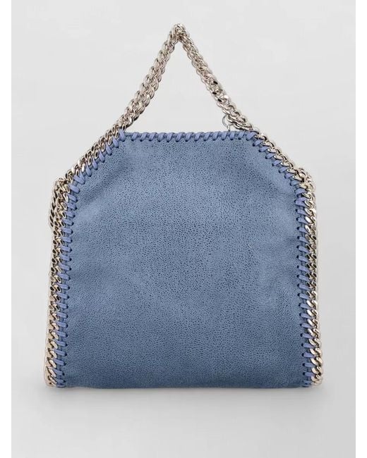 Stella McCartney Blue Tiny Falabella Shoulder Bag Chain Strap