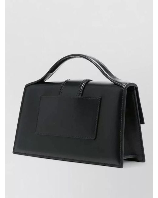 Jacquemus Black Le Grand Bambino Mini Leather Tote Bag