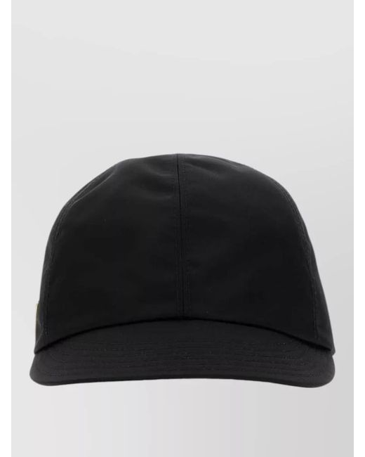 Prada Black Recycled Nylon Baseball Cap