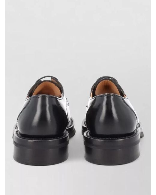 Our Legacy Black Leather Reception Oxford Shoes