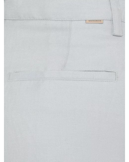 Woolrich Gray Wide-Leg Trousers