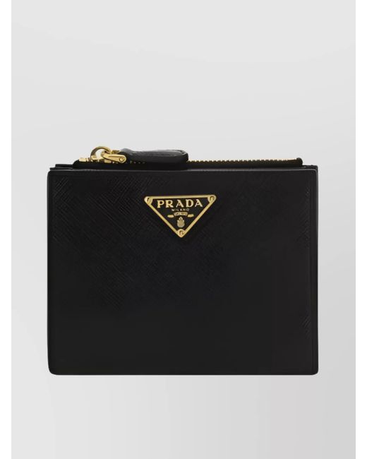 Prada Black Leather Cardholder