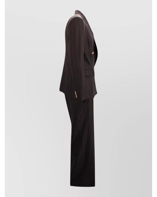 Tagliatore Multicolor Double Breasted Striped Suit Tailored Cut