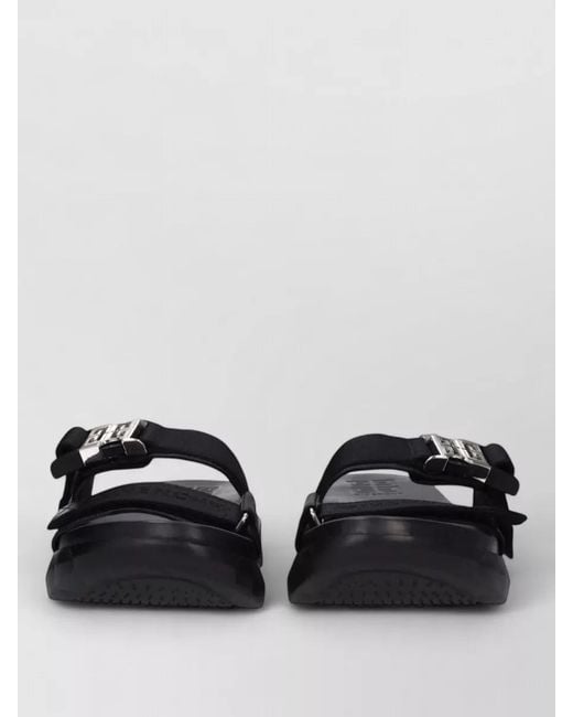 Givenchy Black Fabric Sandals for men