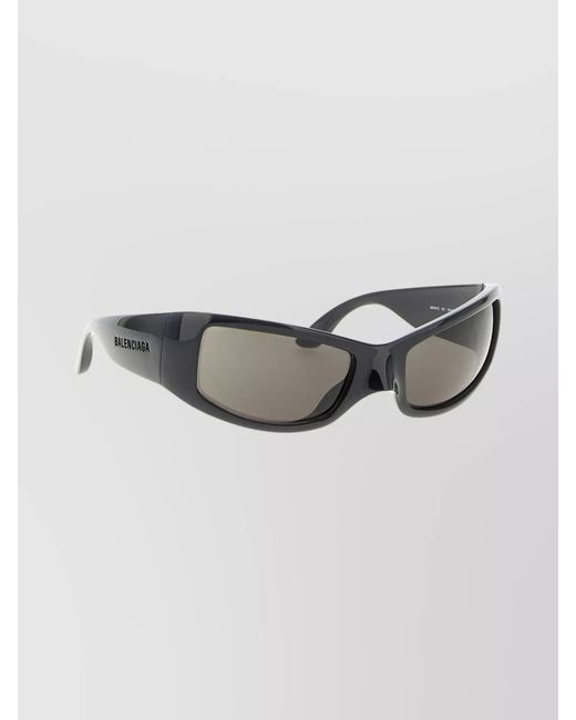 Balenciaga Gray Acetate Sunglasses for men