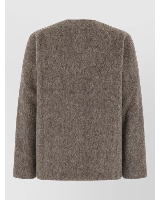 Our Legacy Brown Single Breasted Coat for men
