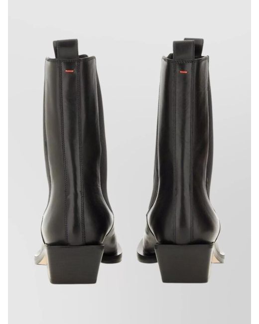 Aeyde Black Leather Boots