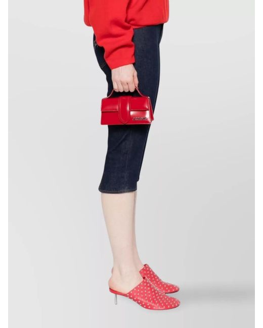 Jacquemus Red Le Bambino Leather Mini Bag