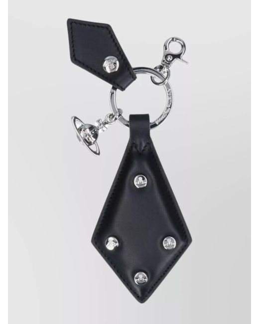 Vivienne Westwood Blue Edgy Design Studded Key Holders