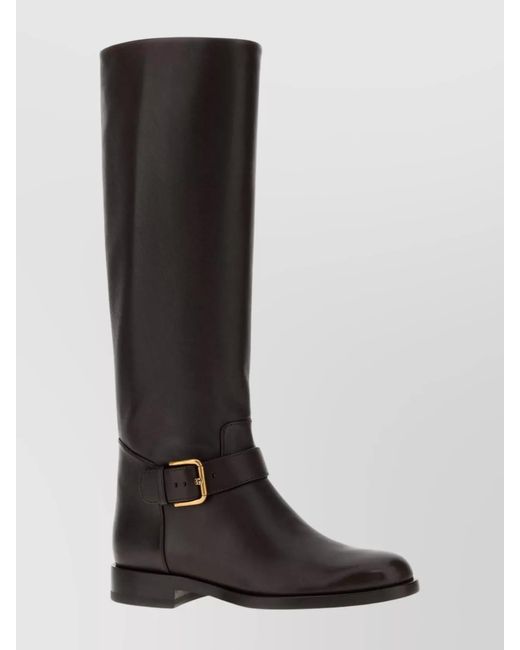 Dolce & Gabbana Black Leather Boots