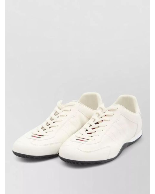 Gucci Natural Leather Low-Top Sneakers for men