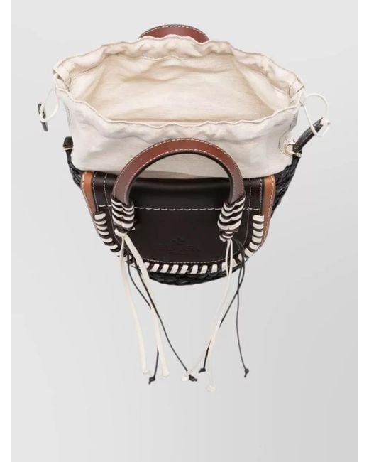 CUBA LAB Multicolor Habanera Bucket Bag Shoulder Strap Handles