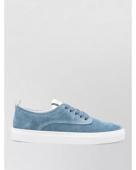 Givenchy Blue Leather Low-Top Sneakers for men