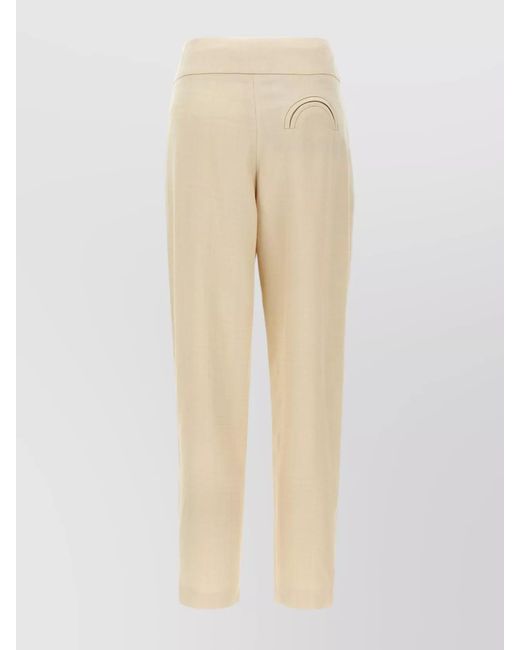 Blazé Milano Natural Sheena Basque Cropped Trousers