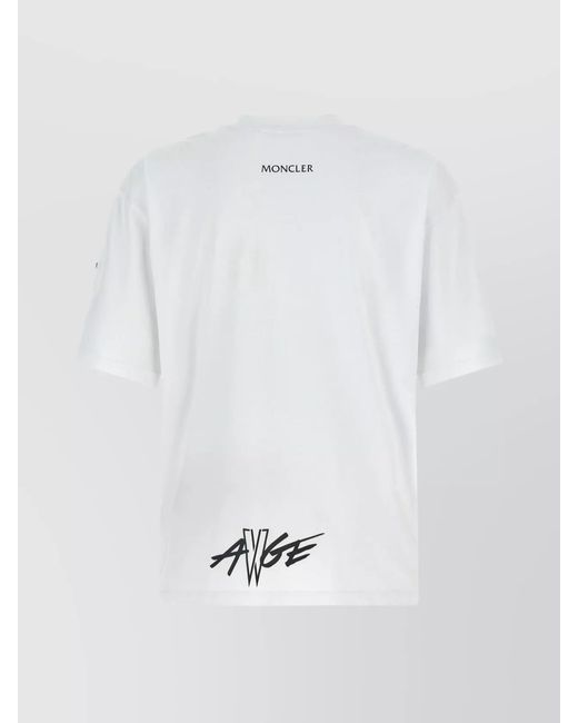 Moncler Genius Black Cotton T-Shirt for men
