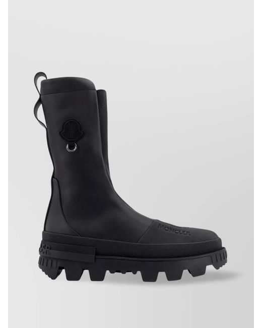 Moncler Genius Black Leather Boots