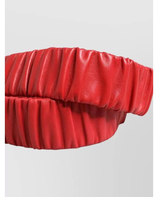 Dolce & Gabbana Red Leather Belt