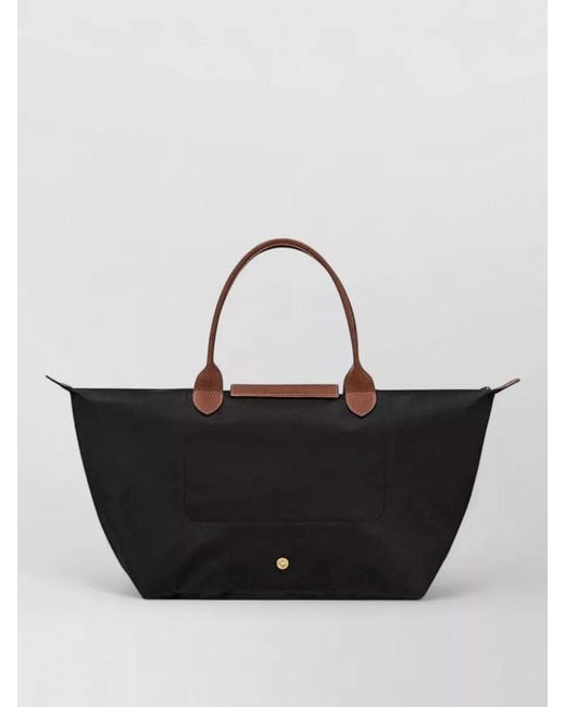 Longchamp Black Le Pliage L Tote Bag Top Handles
