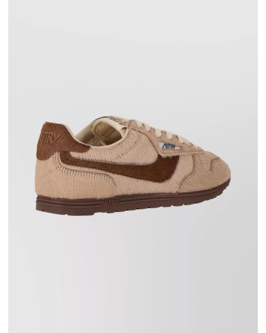 Autry Natural Leather Low-Top Sneakers