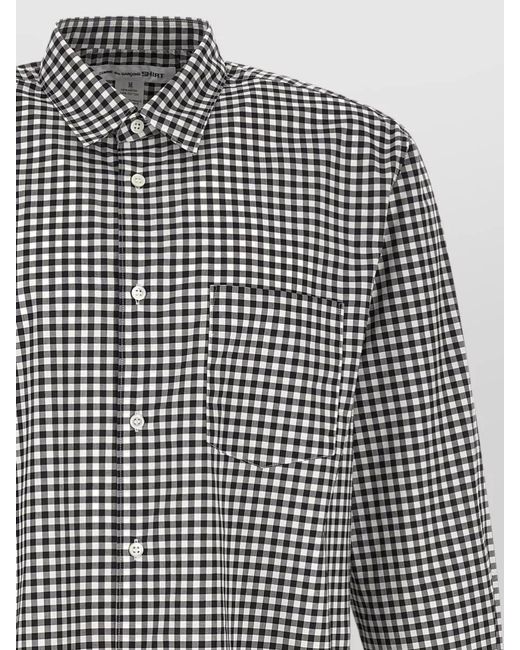 Comme des Garçons Multicolor Vichy Shirt Checkered Pattern Front Pocket for men
