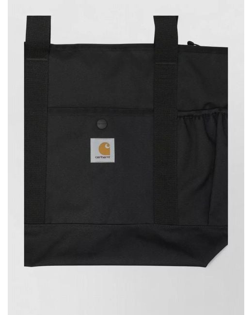 Carhartt Black Calpton Tote Bag Front Pocket Adjustable Straps for men