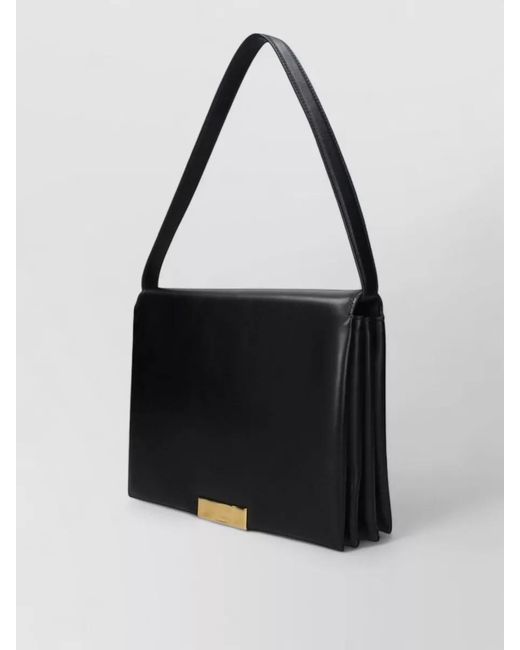 Jil Sander Black Leather Shoulder Bag
