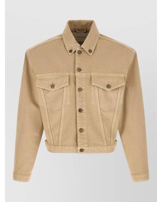 Entire studios Natural Denim Single-Breasted Jacket for men