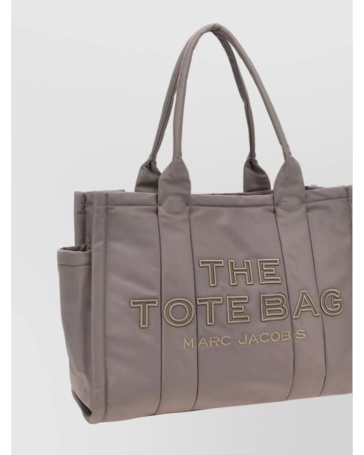 Marc Jacobs Gray 'The Puffy Nylon Large Tote' Shoulder Bag