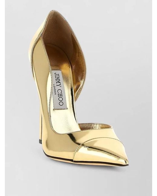 Jimmy Choo Metallic Leather Heels
