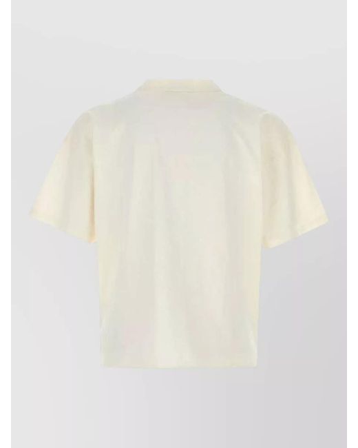 Represent White Cotton Blend Crew Neck Graphic T Shirt for men