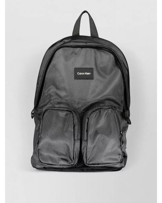 Calvin Klein Gray Polyester Backpack for men