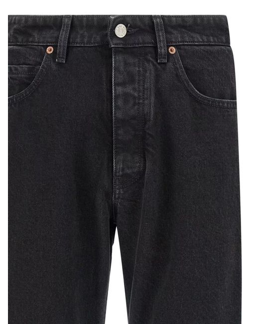 MM6 by Maison Margiela Blue Denim Straight-Leg Trousers for men