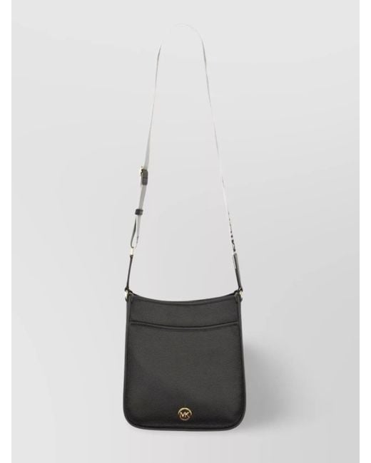 Michael Kors White "Large Raven" Cross-Body Bags & Satchels
