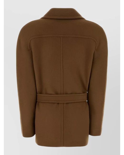 Stella McCartney Brown Belted Coat
