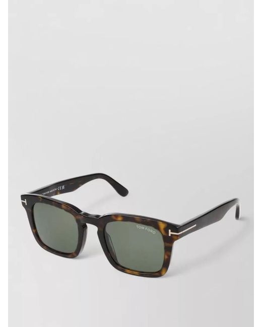 Tom Ford Green Square Sunglasses Ft0751 52N 22 145